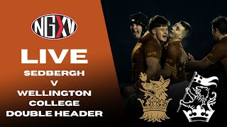 LIVE RUGBY SEDBERGH vs WELLINGTON COLLEGE  SCHOOLS RUGBY DOUBLE HEADER [upl. by Charity]