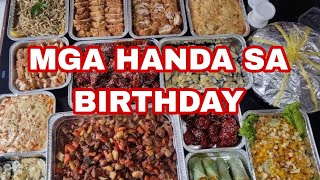 PANGHANDA SA BIRTHDAY BIRTHDAY FOOD IDEAS [upl. by Other689]