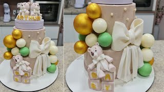 VÍDEO COMPLETO BOLO DECORADO COM GANACHE E MODELAGEM EM 3 D ÁUDIO ORIGINAL PARISCAKEDESIGNER [upl. by Xam]