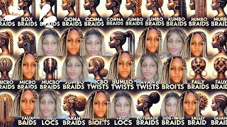 20 Ways To style your BraidsHow To Make perfect Hair styles [upl. by Gnak347]