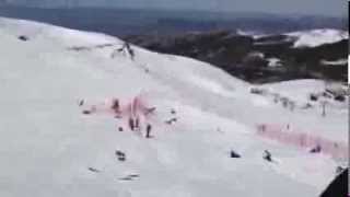 Eva Samkova  WC Sierra Nevada 2013 Crash [upl. by Resneps]