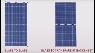 Somera Bifacial Module in both GlassGlass and glass with transparent back sheet architecture [upl. by Etty]