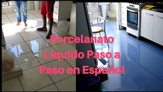 Porcelanato liquido en español paso a paso [upl. by Augustina398]