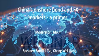 Webinar China’s onshore bond and FX markets  a primer [upl. by Anitniuq631]