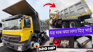 New BharatBenz 3532 8X4 Mining Tipper Full Review  320HP 💪💪 [upl. by Aranat]