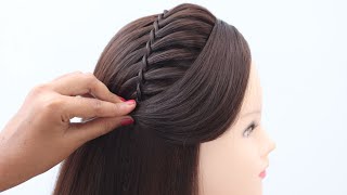 top super open hairstyle for party  hairstyle for girls  hairstyle for wedding  hair style girl [upl. by Malonis]