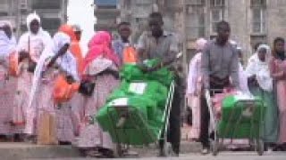 Ivory Coast Muslims start pilgramage to Mecca [upl. by Duvall764]