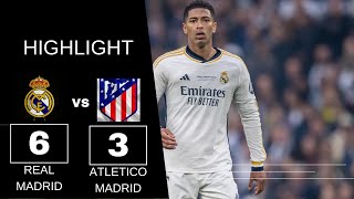 Real Madrid vs Atletico Madrid 63  Latest Match Highlights 2024 [upl. by Valdes]