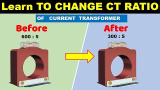 A Simple Trick to Modify the CT Ratio to connect with Ammeter TheElectricalGuy [upl. by Eocsor]