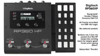 Digitech RP360XP direct recording [upl. by Christabelle]