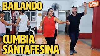 TOMÉ CLASES DE BAILE DE CUMBIA SANTAFESINA [upl. by Enyal]