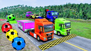 Car Tractor Truck Bus Train and Flight Transportation  1403  BeamNG drive Live [upl. by Patman]