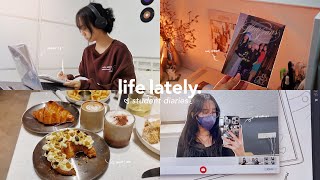 VLOG my 2023 so far 🌧🍃  realistic days as a student waking up at 6am albums cafes etc [upl. by Lumbard]