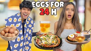 Only Eating Eggs For 24 Hours 🥚Yash and Hass [upl. by Whyte]