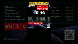 Infopark Jobs 🔥 Freshers can also apply  Infopark kochi job vacancy malayalam  Jobhunter [upl. by Bledsoe94]