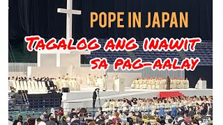 Tagalog Offertory Song  POPE IN JAPAN 2019 Tokyo Dome [upl. by Ahsirtak548]