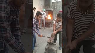 smithy workshopmech engg stuperform practical70924 RampD polytechnic college ludhiana punjab [upl. by Mario]