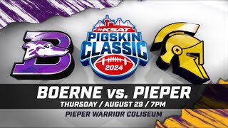 KSAT12′s third annual KSAT Pigskin Classic to showcase Boerne vs Pieper High School [upl. by Melnick]