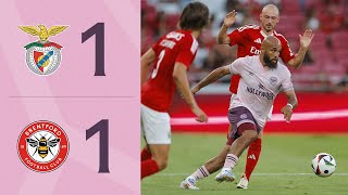 Bryan Mbeumo strikes at Estádio da Luz 🔥  Benfica 11 Brentford  PreSeason Highlights [upl. by Magdau]