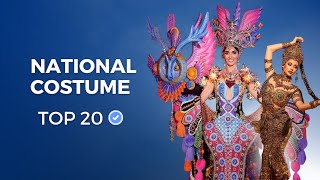 Miss Universe  National Costume Top 20 favs [upl. by Einittirb]