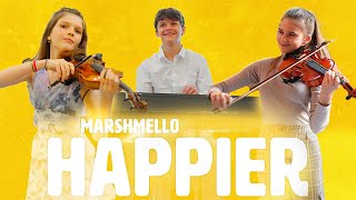 Karolina Protsenko  Martin and Miriam play “Happier” Marshmello Live Performance Version [upl. by Arutak669]