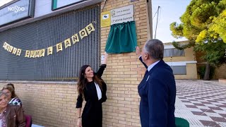 El alcalde felicita al CEIP Vélez de Guevara por sus 50 años como referente educativo en Torreblanca [upl. by Anaytat]