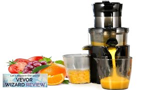 VEVOR Masticating Juicer Cold Press Juicer Machine 26quot Large Feed Chute Slow Review [upl. by Eniamat181]