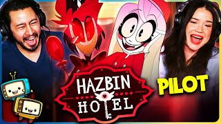 HAZBIN HOTEL Pilot Reaction  1x0  First Time Watch [upl. by Aeet]