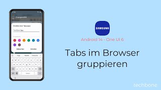 Tabs im Browser gruppieren Samsung Internet [upl. by Hpesojnhoj]