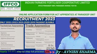 IFFCO paradeep recruitment 2023  Apprenticeship 2023  IFFCO apprentice 2023 [upl. by Berenice]