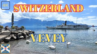 SWITZERLAND WALK IN VEVEY [upl. by Anawqahs]