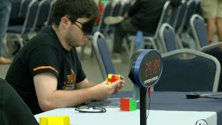 International competitors visit Louisville for Rubiks cube championship [upl. by Eitsim]