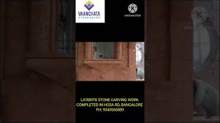 LATERITE STONE CARVING WORK IN BANGALORE PH 9343566889 [upl. by Suirauqed]