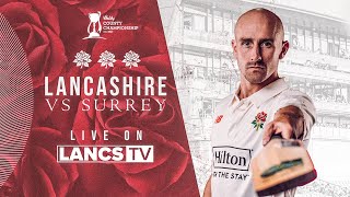 🔴 LIVE Lancashire vs Surrey  DAY TWO  Vitality County Championship [upl. by Dorothea]