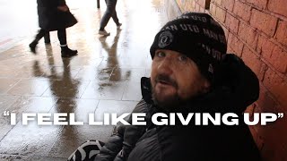 Ex construction worker homeless for 12 years  London Street Interview [upl. by Ordnajela]