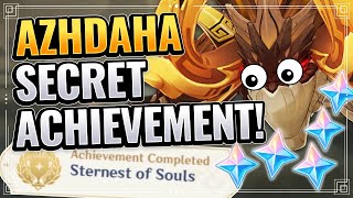 Azhdaha Secret Achievement FREE PRIMOGEMS NOT CLICKBAIT Genshin Impact Sternest of Souls Guide [upl. by Xymenes551]