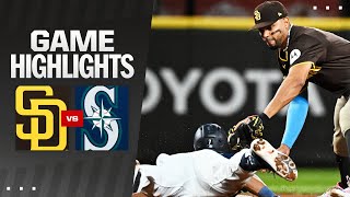 Padres vs Mariners Game Highlights 91024  MLB Highlights [upl. by Weinrich]