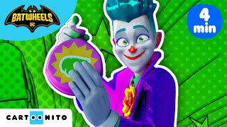 Het beste van The Joker  Batwheels Compilatie  Cartoons voor kinderen  Cartoonito [upl. by Nylekoorb]