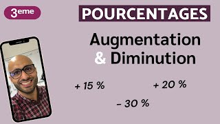 Pourcentage  Augmentationdiminution [upl. by Eyak]