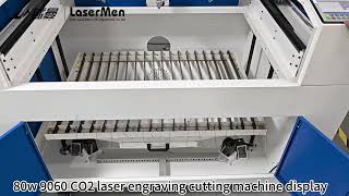 LM90601 co2 laser engraving and cutting machinelasermen lasercuttingmachine [upl. by Wescott622]