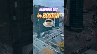 a GORGEOUS morning in BOSTON beautiful [upl. by Ennairod]