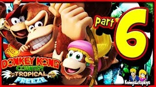 Donkey Kong Country Tropical Freeze Walkthrough Part 6 Amiss Abyss [upl. by Tremayne]