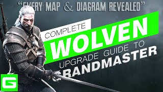 The Witcher 3 Upgrade Guide 2023 – Wolf School Witcher Gear Wolven  Basic to Grandmaster [upl. by Patsis496]