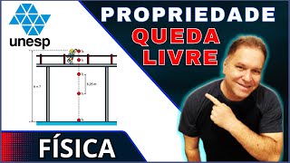 QUEDA LIVRE Propriedade  FÍSICA  UNESPSP [upl. by Lutero]