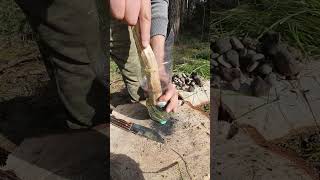 Wasserfilter aus PEFlasche Selber Bauensurvival nature bushcraft wald cooking [upl. by Letnahc]