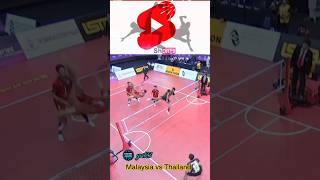 Sunbackspike Malaysia di balas rollspikenya Thailandshorts sepaktakraw [upl. by Juback]