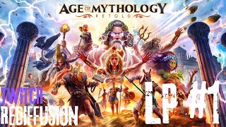 1 La campagne MYTHOLOGIQUE du Dieu theval  Age of Mythology  Rediff Twitch PC [upl. by Carley477]