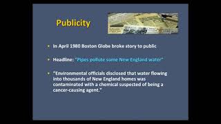 Toxic Legacy of Early Life Exposure to Tetrachloroethylene contaminated Drinking Water [upl. by Negiam]