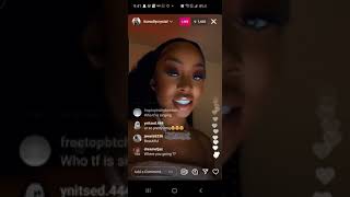 Crystal On IG Live  Jazz and Crystal BadAzzFlo Nuni Dior Vlogs Pranks Pranks Polo G Baby Mama Ex GF [upl. by Downing568]