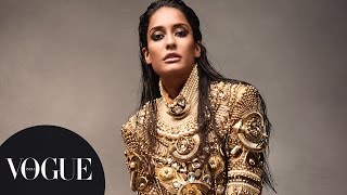 Beautiful Lisa Haydon in Kamasutra Inspired Photoshoot  BehindtheScenes  VOGUE India [upl. by Hteb]